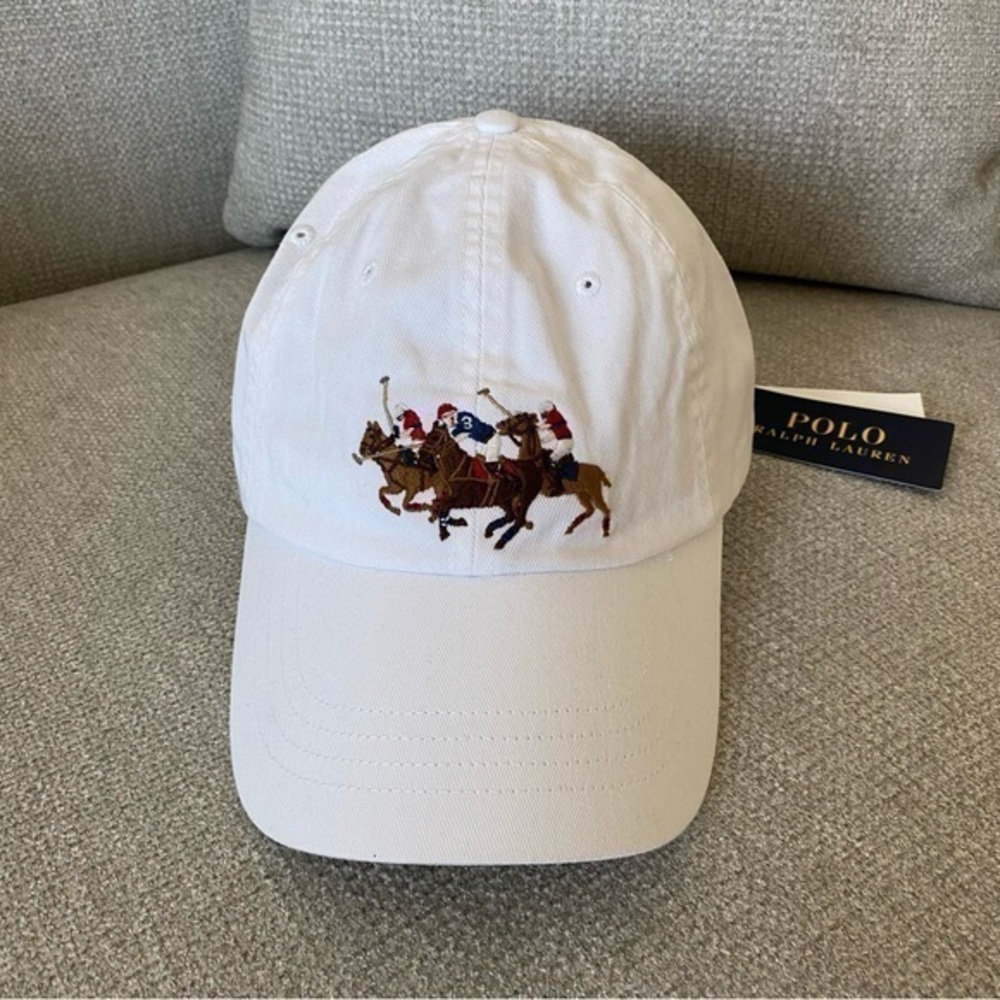 Polo Ralph Lauren Triple Ponies Hat Baseball Cap